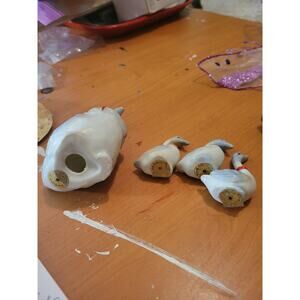 Vintage Takahaski.  Mother Goose and goslings